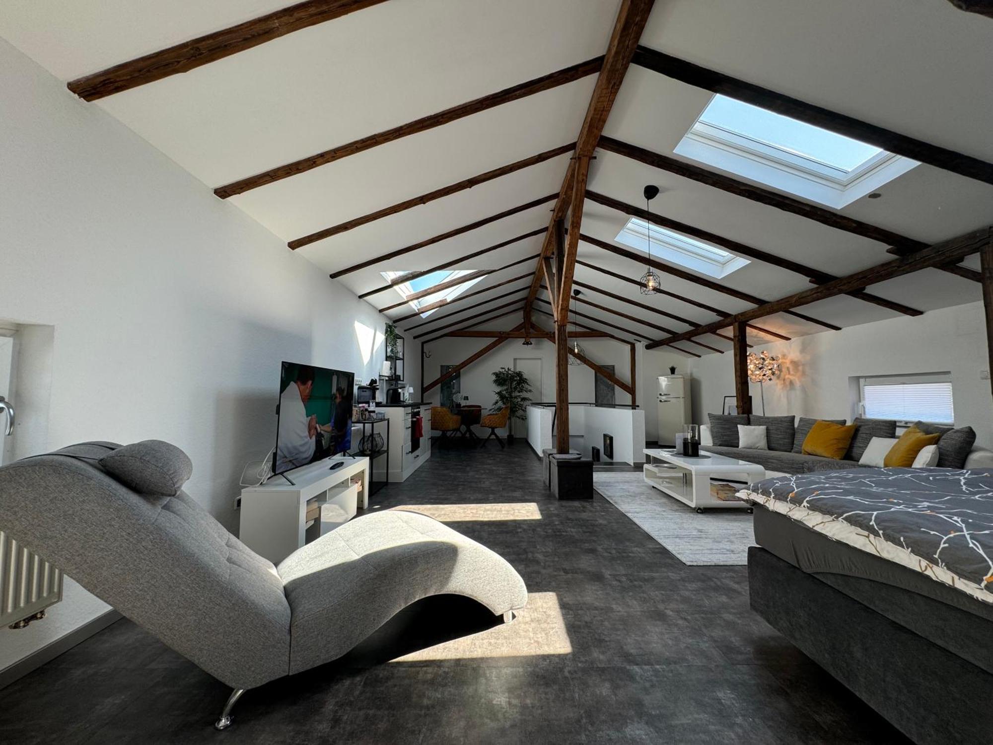 Gleis 13 - The Loft Im Ehemaligen Lokschuppen Apartment Bueckeburg Ngoại thất bức ảnh