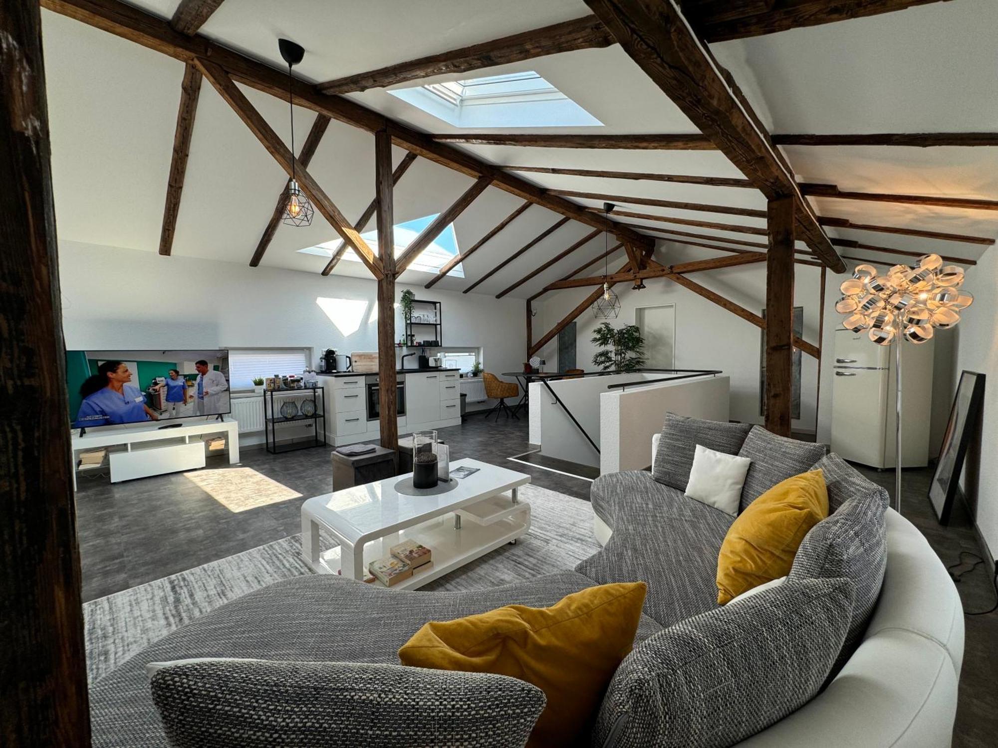 Gleis 13 - The Loft Im Ehemaligen Lokschuppen Apartment Bueckeburg Ngoại thất bức ảnh