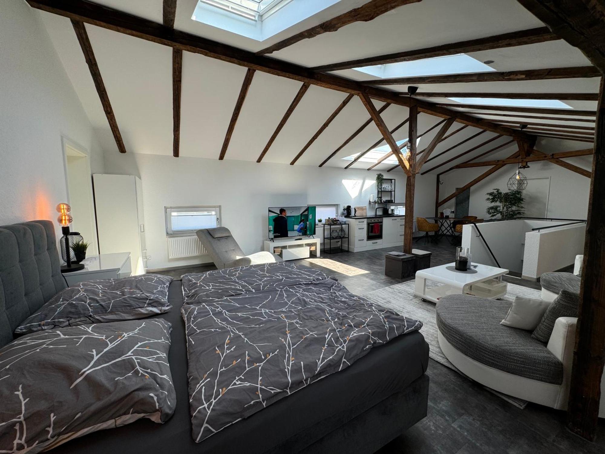 Gleis 13 - The Loft Im Ehemaligen Lokschuppen Apartment Bueckeburg Ngoại thất bức ảnh